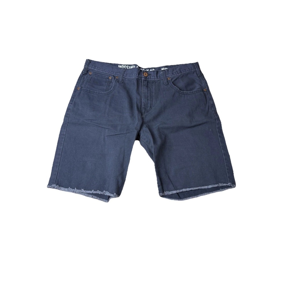 MOSSIMO Set Of 3 Bermuda Stretch Denim Shorts Slim SZ 40 MENS Casual frayed - Picture 4 of 15